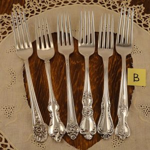 Vintage Silverware Mismatched Fork Sets Elevate Your Table with Timeless Charm