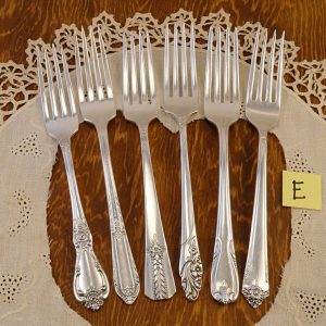 Vintage Silverware Mismatched Fork Sets Elevate Your Table with Timeless Charm