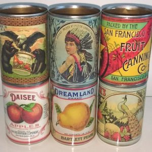 Vintage Tin Can Replicas Rustic Charm for Weddings, Cafes, and Home Decor