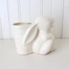 Vintage Uhl Pottery Bunny Rabbit Planter Mid-Century Charm for Your Indoor Oasis