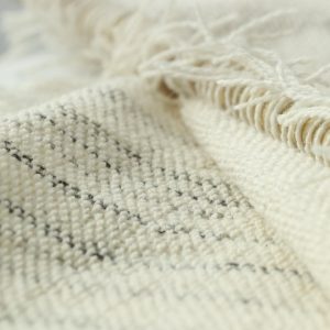 Wabi Sabi Wool Tapestry  Japandi Macrame Wall Hanging – Boho Dip Dyed Textile Art