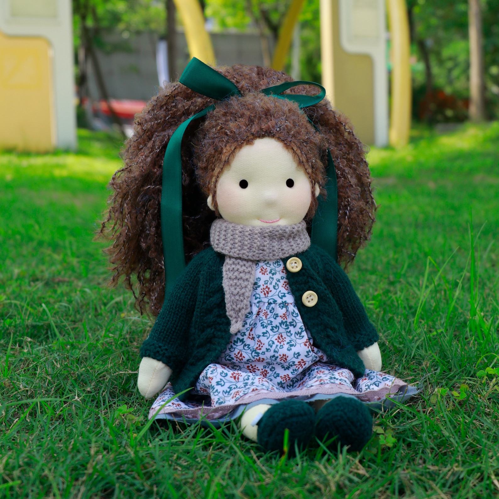 Waldorf Doll Organic Cotton Rag Doll, Interesting  Item for Kids, Collectors, Weddings, and Birthdays, Presented in an Exquisite Box