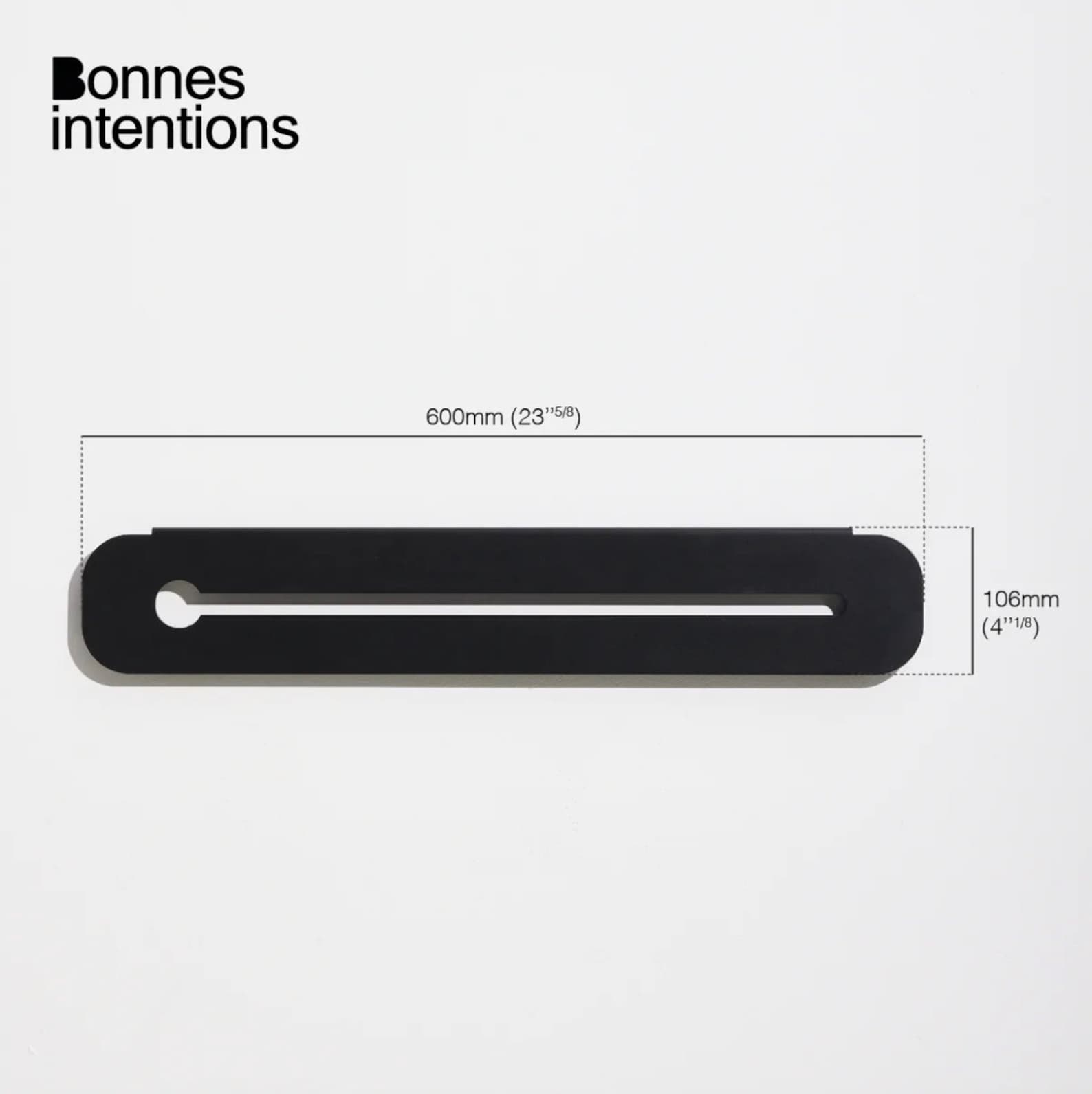 Wall-Mounted Bike Rack Elevate Your Ride with Bonnes Intentions’ White Metal Holder