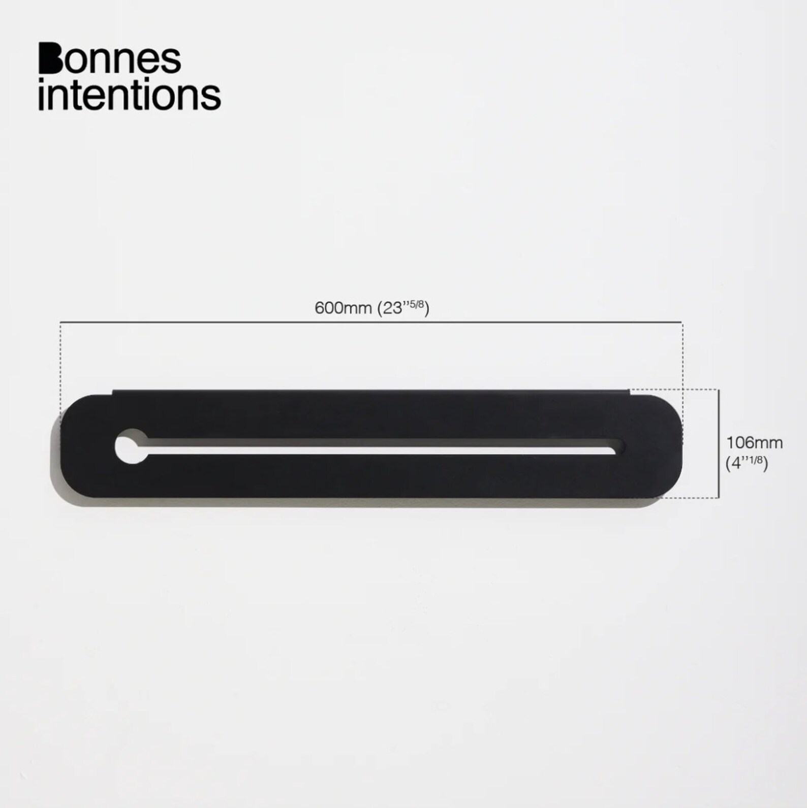 Wall-Mounted Bike Rack Elevate Your Ride with Bonnes Intentions’ White Metal Holder