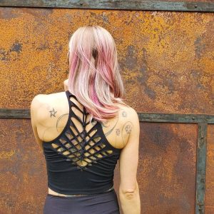 Warrior Braided Crop Tank Unleash Your Inner Goddess for Pole Dance, Festivals, and Hoop Fashion