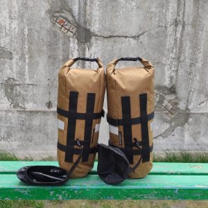 Waterproof Bikepacking Fork Bag – Cage Mount Cycling Travel Accessory