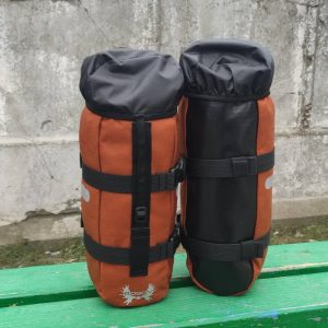 Waterproof Bikepacking Fork Bag – Cage Mount Cycling Travel Accessory