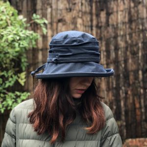 Waterproof Waxed Cotton Rain Hat for Women Stay Dry in Style
