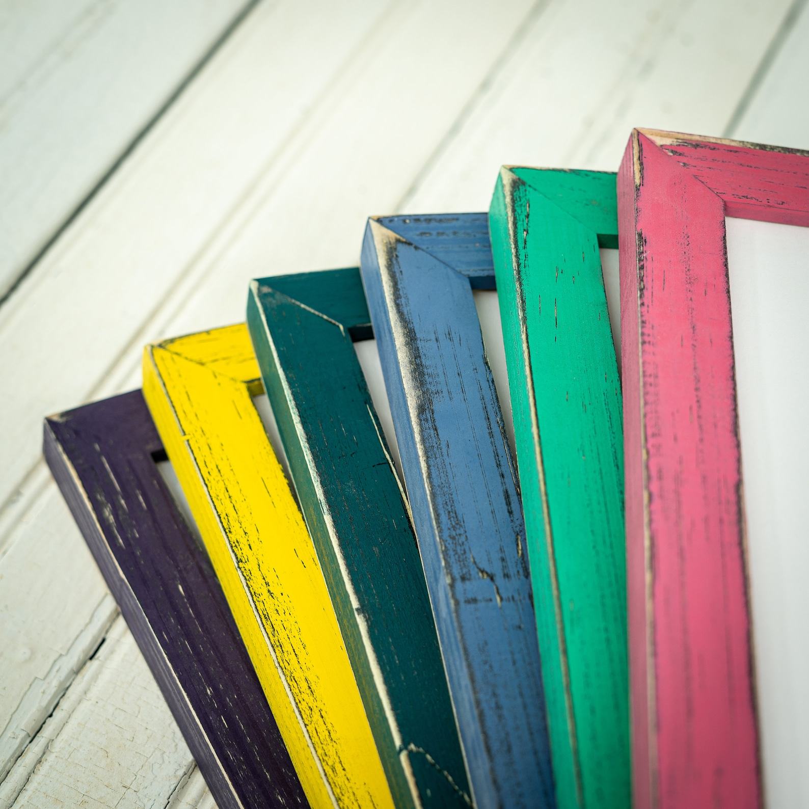 Weathered Emily Customizable Handmade Picture Frame for Gallery Wall Decor