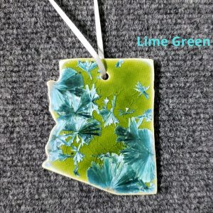 West Coast Wonder Ceramic State Ornaments of Washington, Oregon, California, Idaho, Nevada, Utah, Arizona