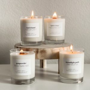 Western Collection Hand-Poured Soy Wax Candle in a Whiskey Glass