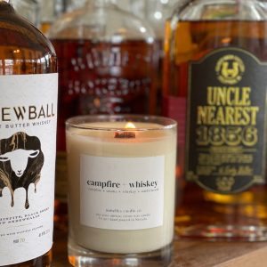 Western Collection Hand-Poured Soy Wax Candle in a Whiskey Glass