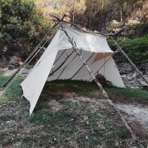 Whelen Lean-to Canvas Tent Experience Authentic Bushcraft and Camping with Rain-Proof, Rot-Resistant Organic Cotton