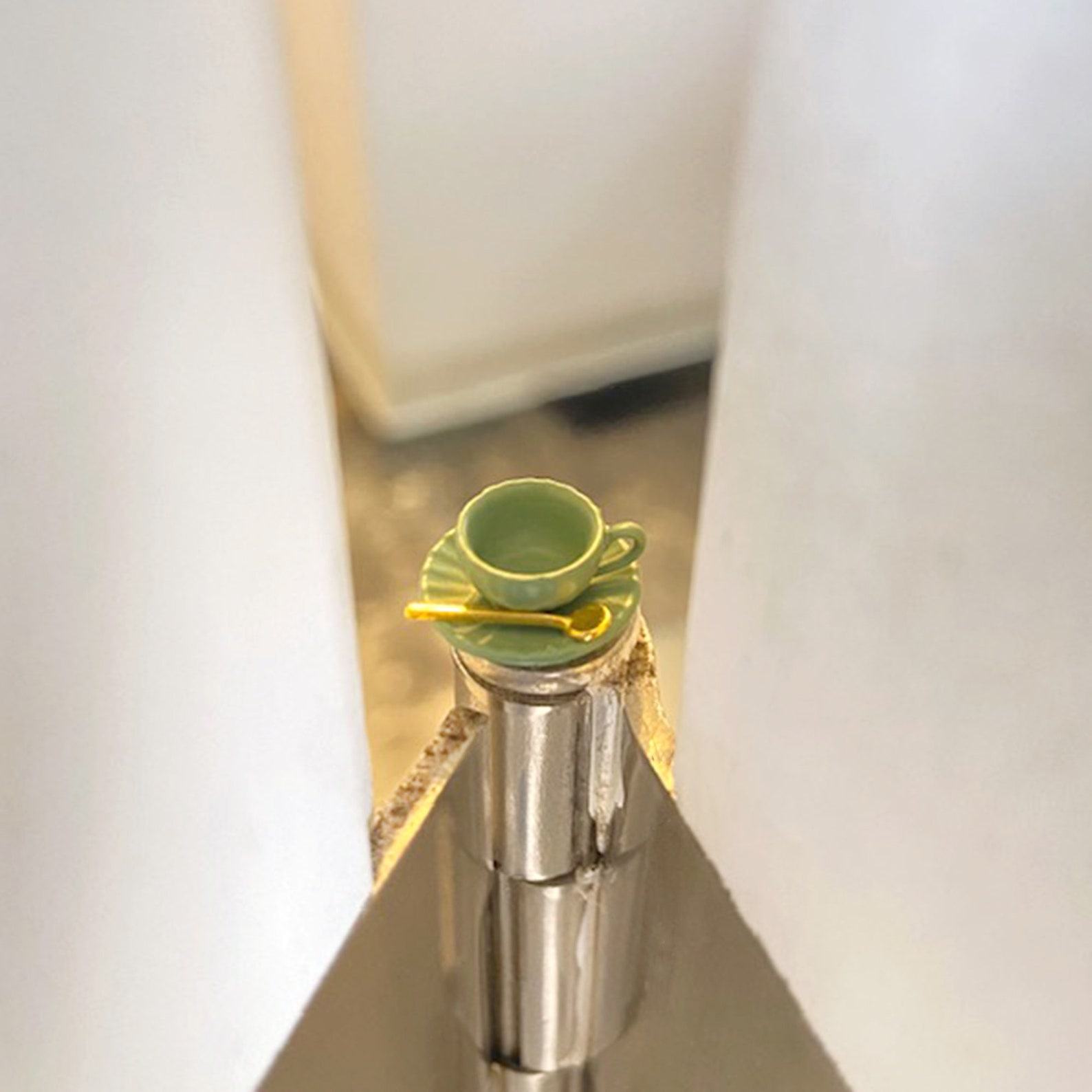 Whimsical Hinge Head Teacup A Unique Cottagecore Door Decor Under $10