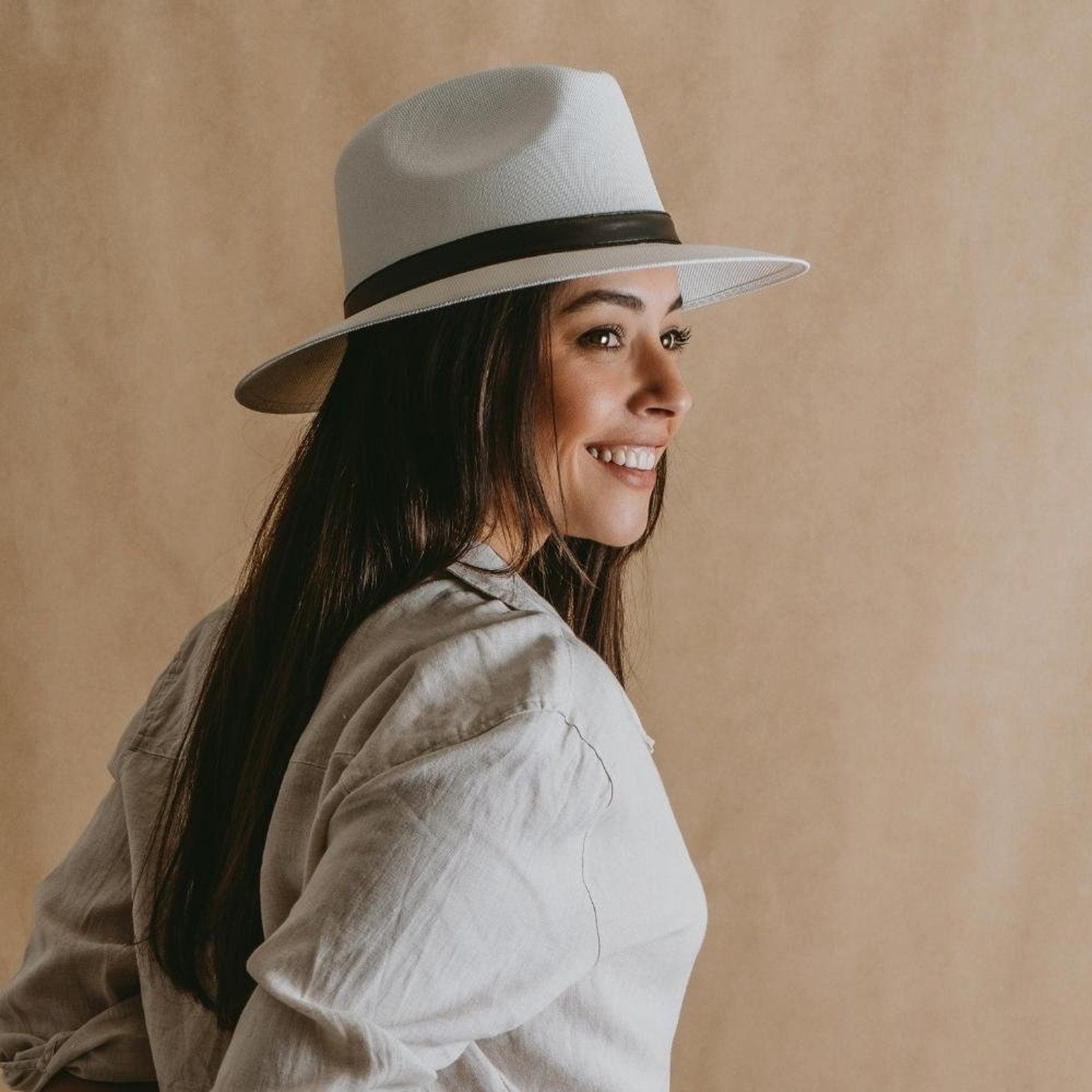 White Panama Straw Fedora The Perfect Summer Accessory for Women
