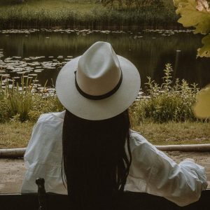 White Panama Straw Fedora The Perfect Summer Accessory for Women