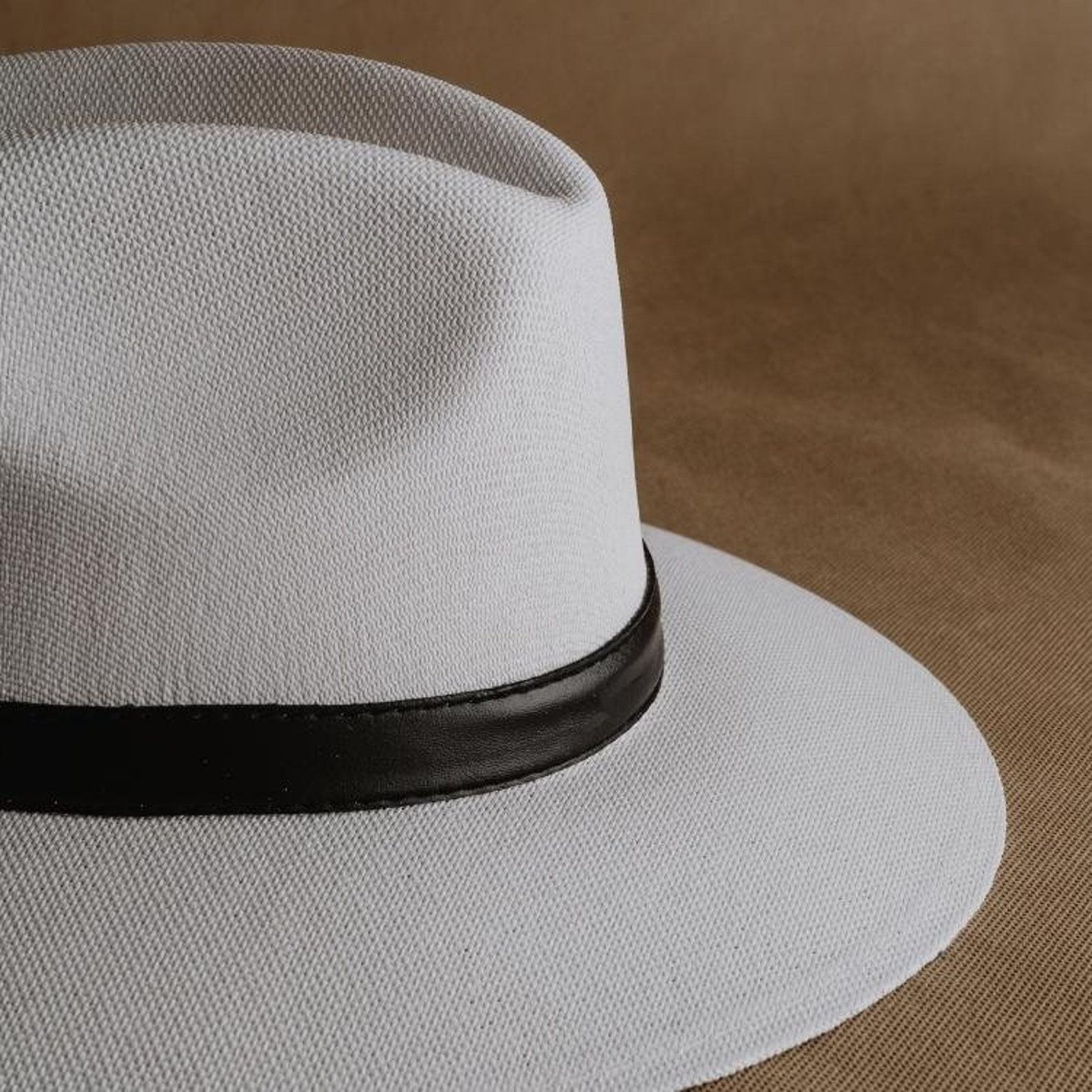 White Panama Straw Fedora The Perfect Summer Accessory for Women