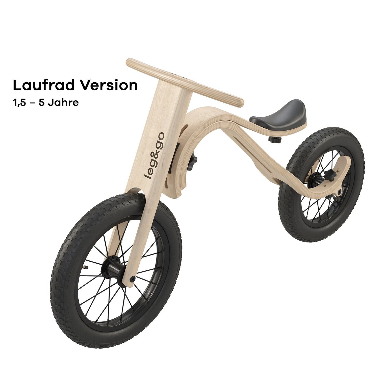Wooden Balance Bike 12″ The Perfect First Ride for Toddlers and Kids