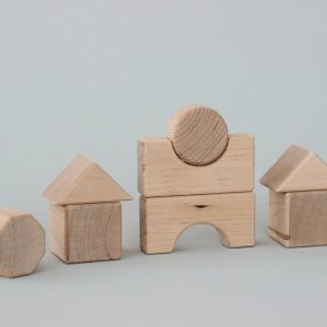 Wooden Building Blocks 39-Piece Montessori Toy for Toddlers, Preschoolers, and Kids