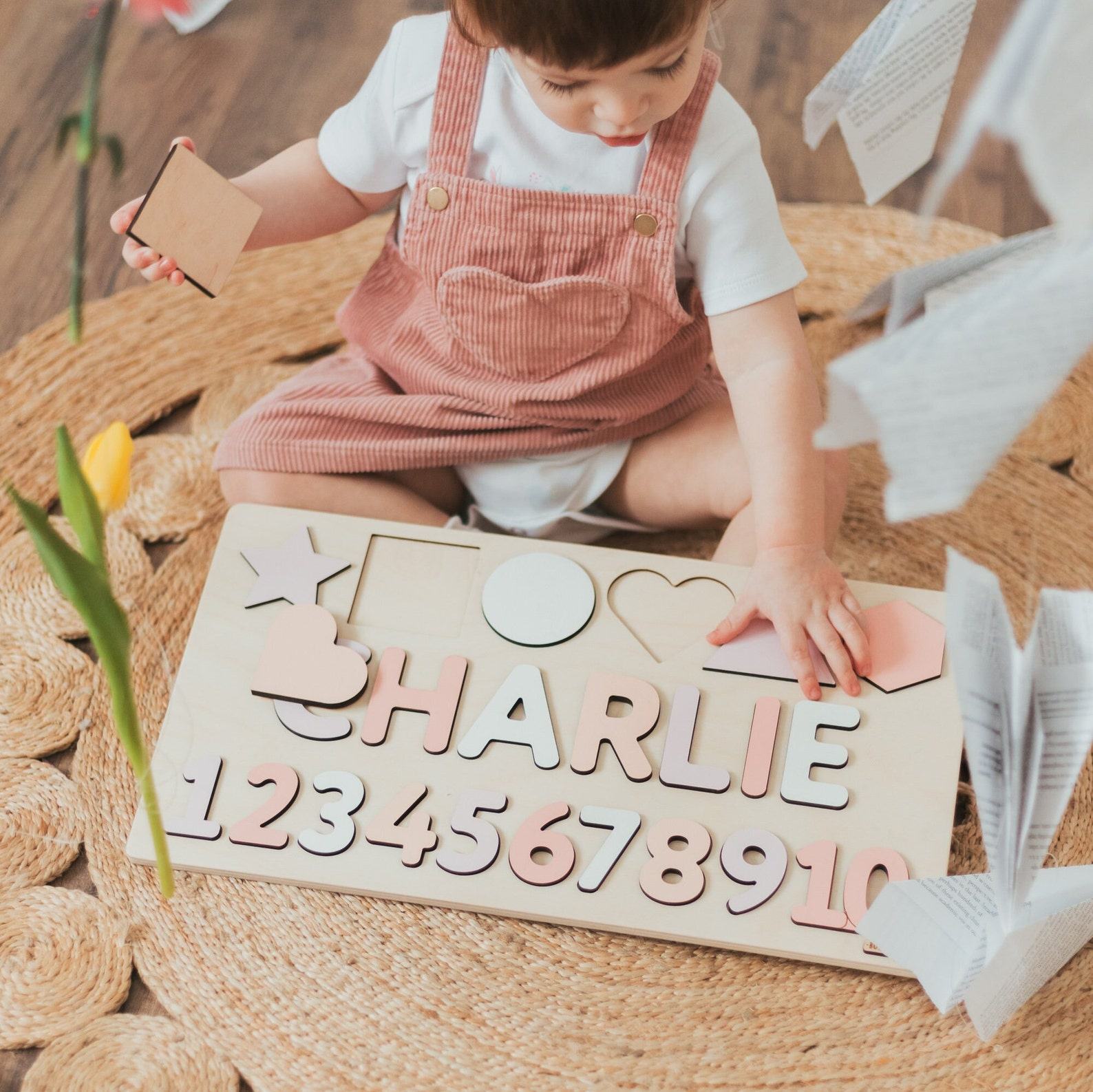 Wooden Busy Board Sensory Adventure for Curious Toddlers