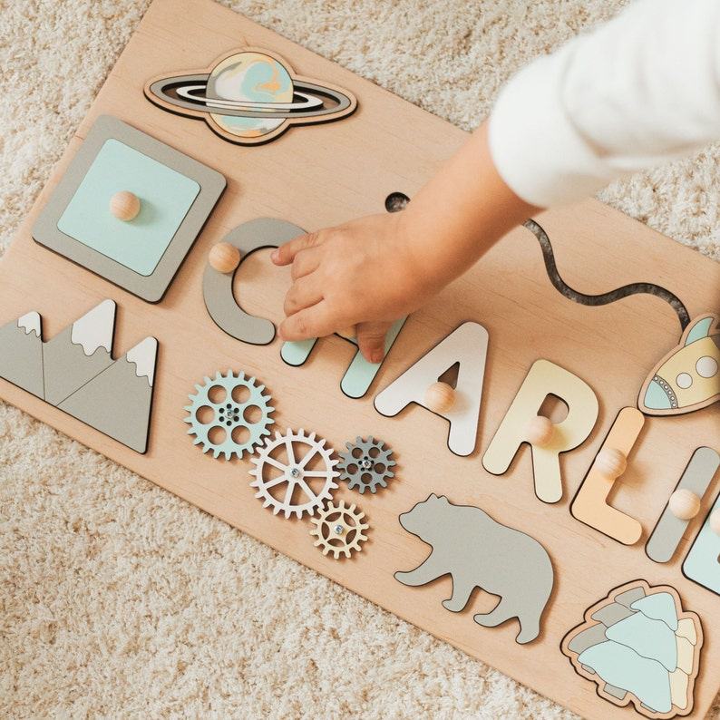Wooden Busy Board Sensory Adventure for Curious Toddlers