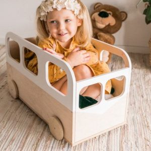 Wooden Toy Box on Wheels The Ultimate Storage Solution for Kids’ Rooms