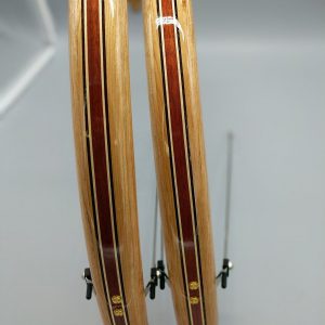 Woody’s Cherry Compound Curve Fenders with Bloodwood Stripe Protect Your Ride in Style