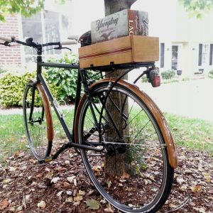 Woody’s Cherry Compound Curve Fenders with Bloodwood Stripe Protect Your Ride in Style