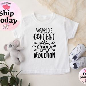World’s Cutest Tax Deduction Announce Your Pregnancy with a Hilarious Baby Onesie