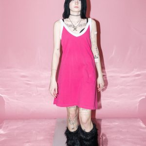 Y2K Hot Pink Tennis Mini Dress A Nostalgic Sporty Chic