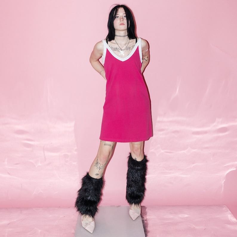 Y2K Hot Pink Tennis Mini Dress A Nostalgic Sporty Chic