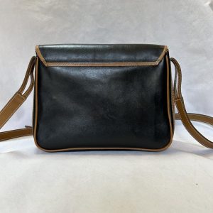 Yves Saint Laurent Black and Brown Leather Crossbody Bag A Timeless Accessory for the Modern Woman