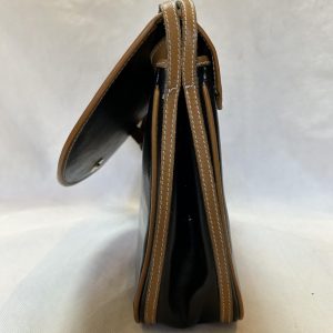 Yves Saint Laurent Black and Brown Leather Crossbody Bag A Timeless Accessory for the Modern Woman