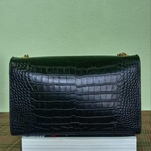 Yves Saint Laurent Kate Tassel Embossed Croc Leather Shoulder Bag T180724