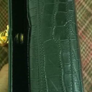 Yves Saint Laurent Kate Tassel Embossed Croc Leather Shoulder Bag T180724