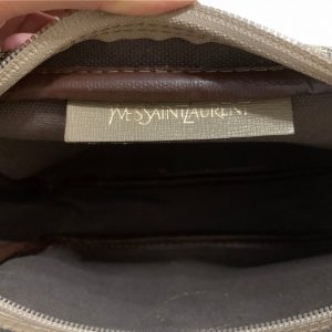 Yves Saint Laurent Signature Monogram Makeup Bag Elevate Your Beauty Essentials