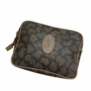 Yves Saint Laurent Signature Monogram Makeup Bag Elevate Your Beauty Essentials