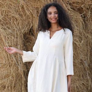 ZOE The Epitome of Effortless Elegance – Your Perfect Linen Dress for Every Occasion